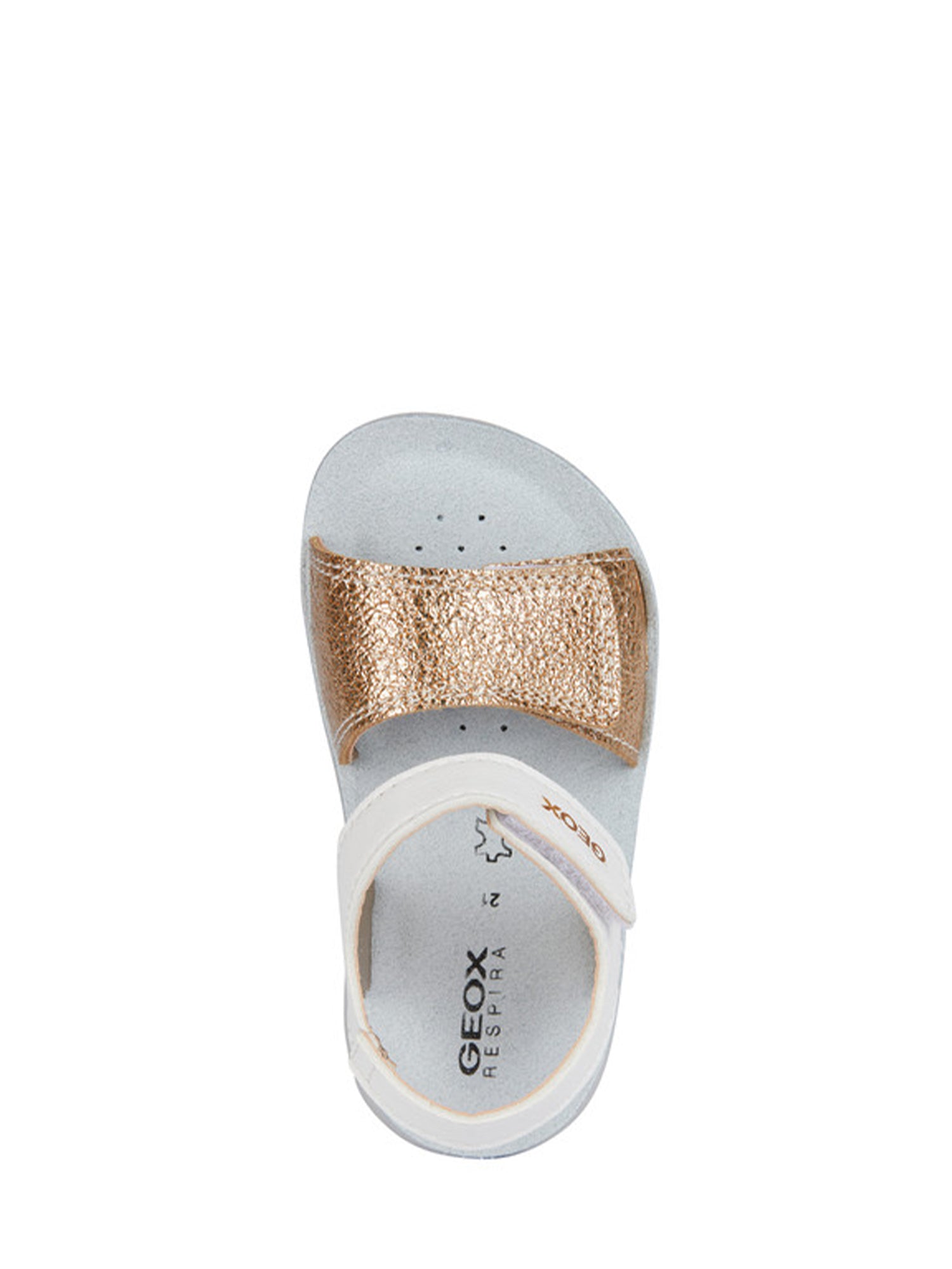 Sandali con strappi Bianco Geox