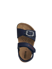 Sandali con strappi Blu Geox