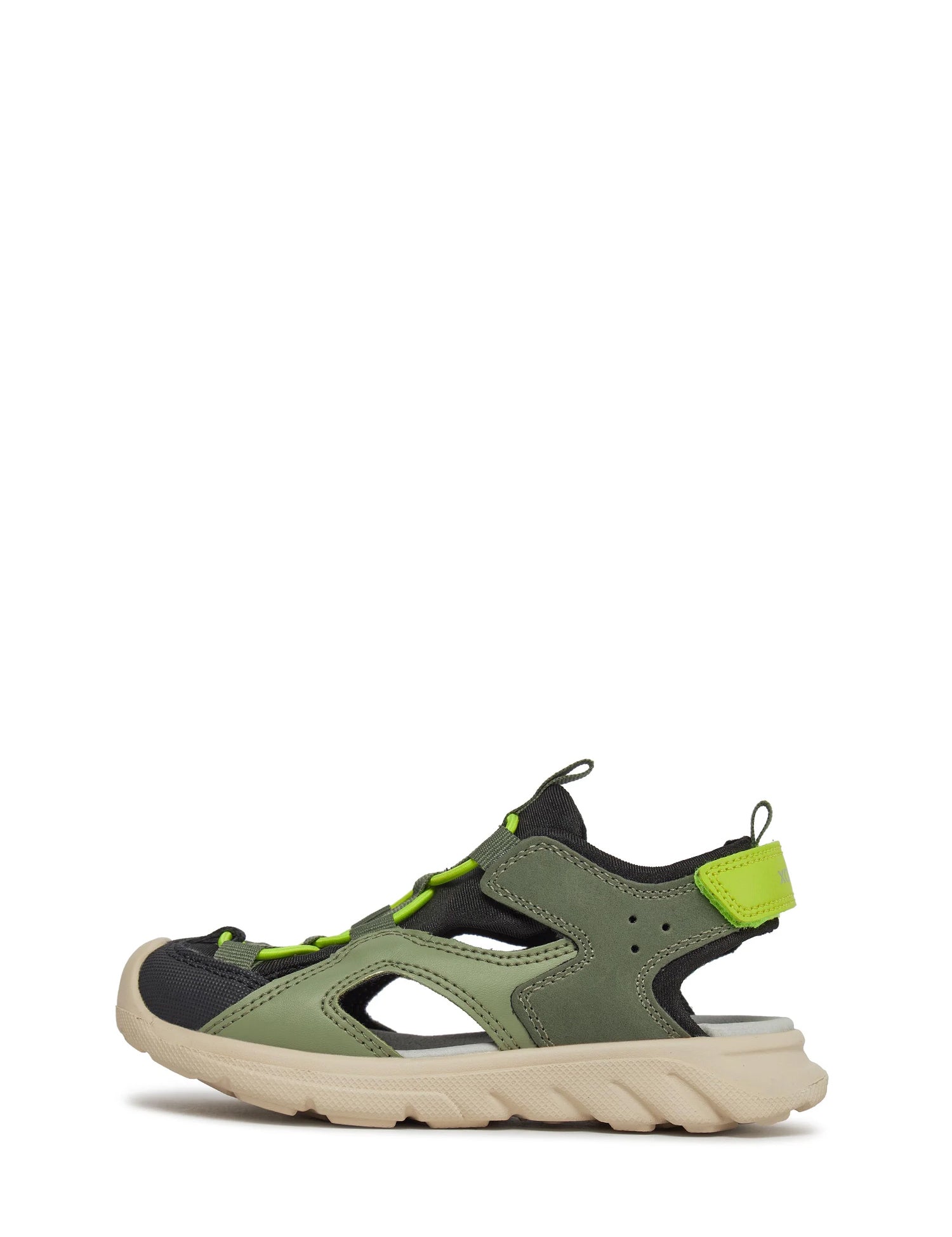 Sandali con strappi Verde Geox