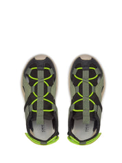 Sandali con strappi Verde Geox