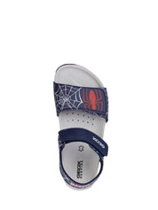 Sandali con strappi Blu Geox