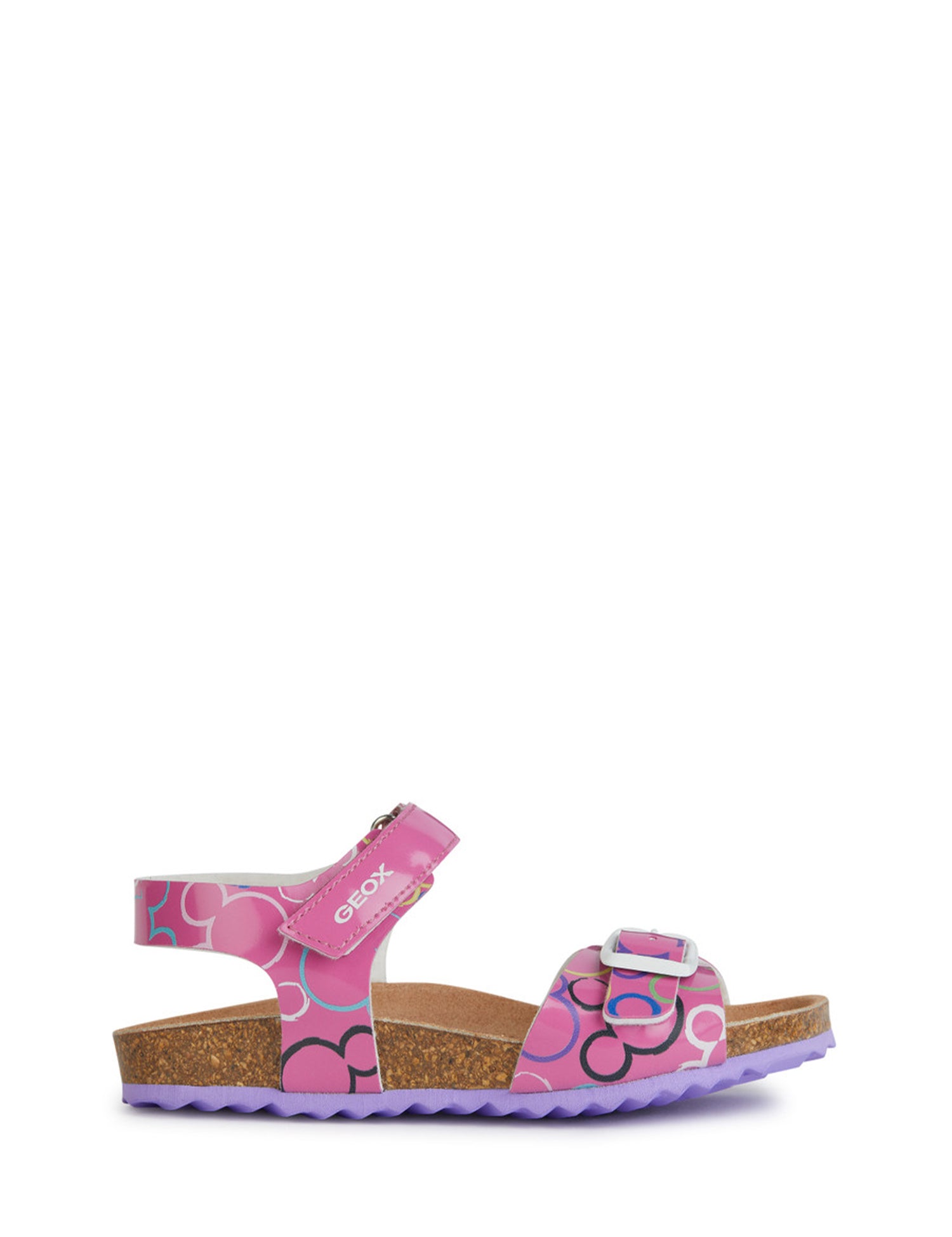 Sandali con strappi Rosa Geox