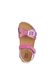 Sandali con strappi Rosa Geox