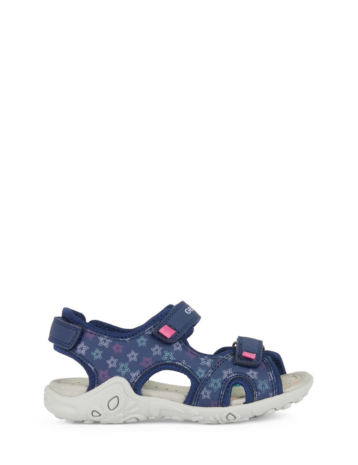 Sandali con strappi Blu Geox