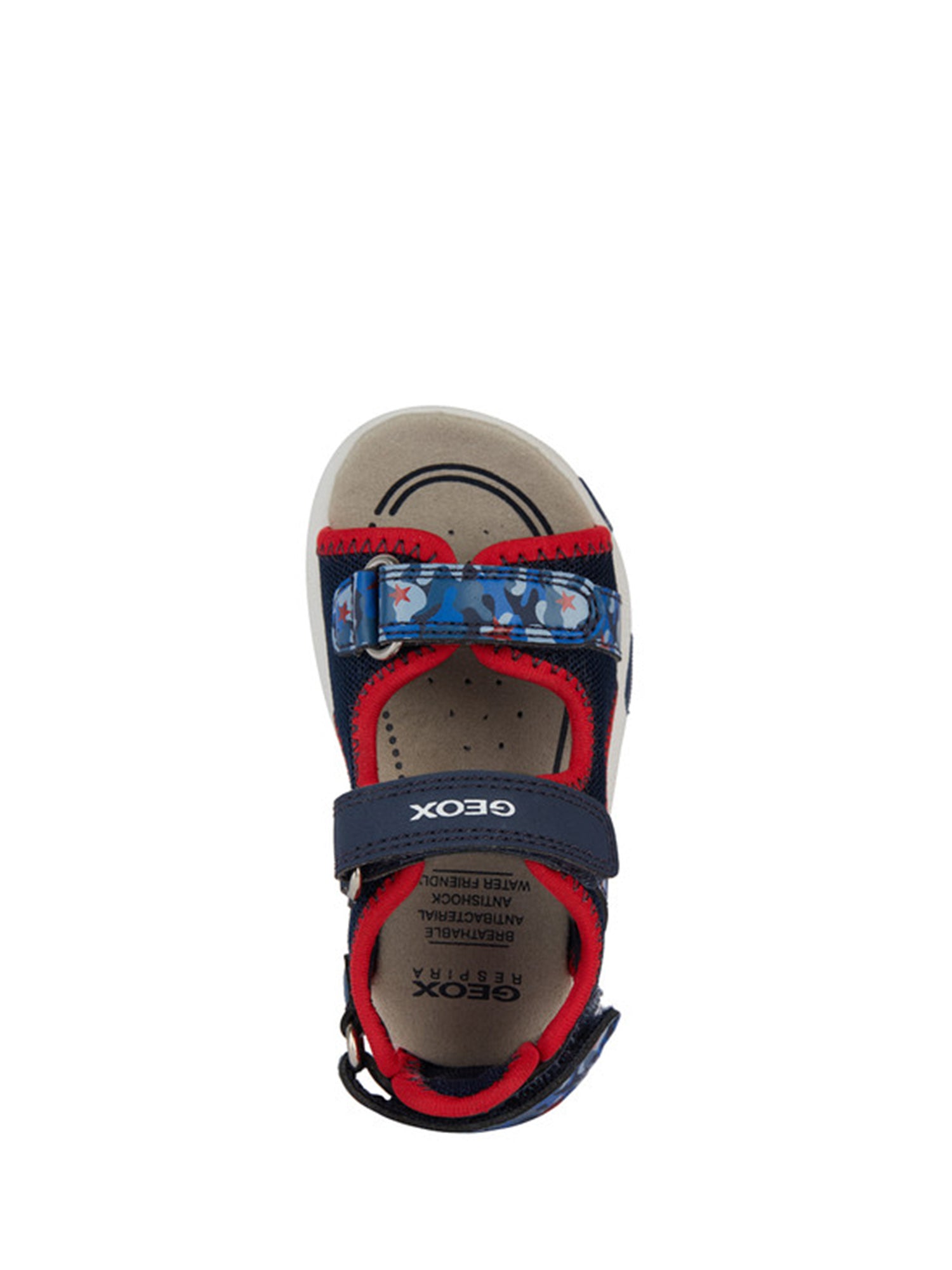 Sandali con strappi Blu Geox