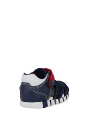 Sandali con strappi Blu Geox