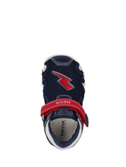 Sandali con strappi Blu Geox