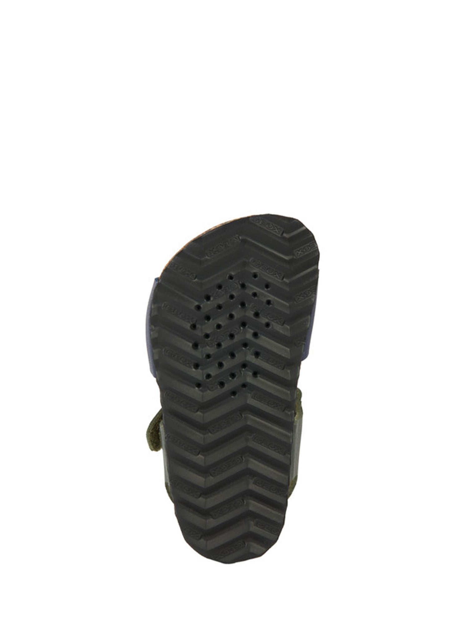 Sandali con strappi Verde Geox