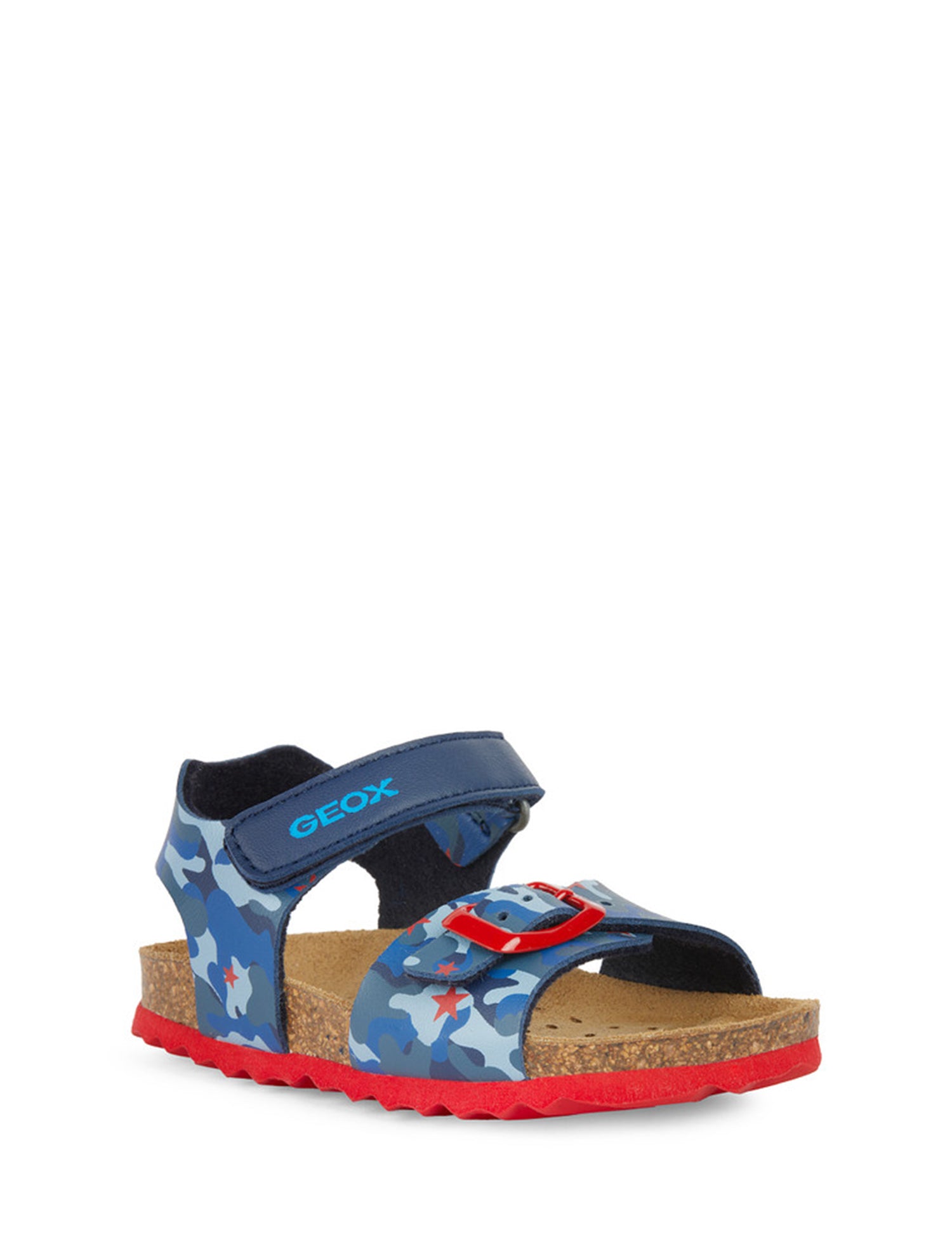 Sandali con strappi Blu Geox