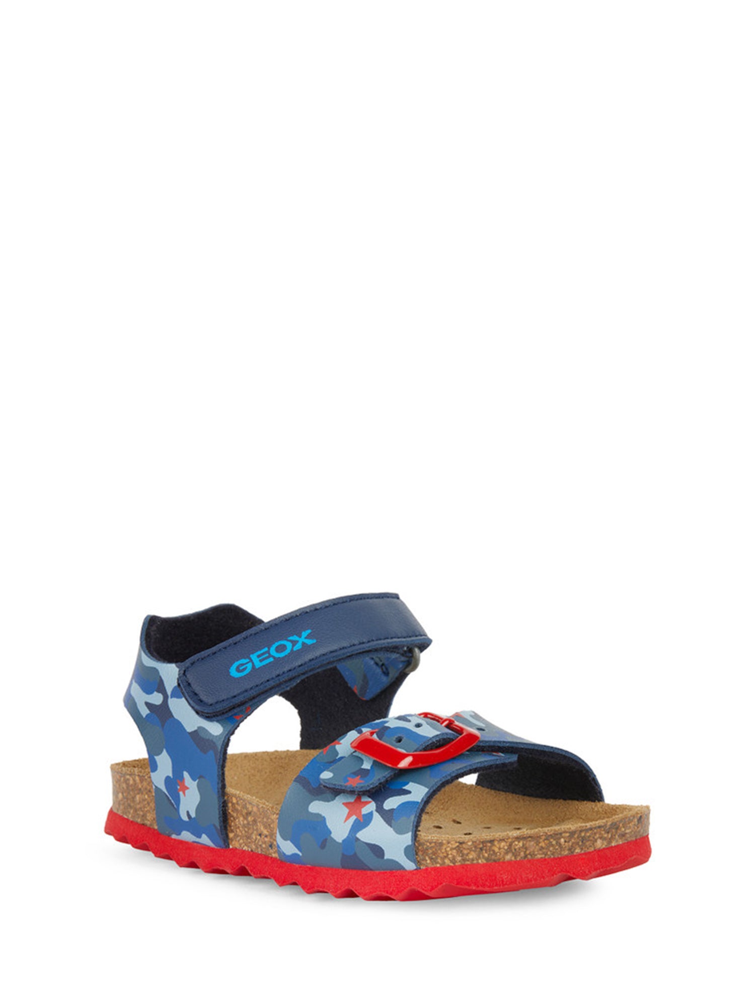 Sandali con strappi Blu Geox