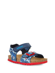 Sandali con strappi Blu Geox