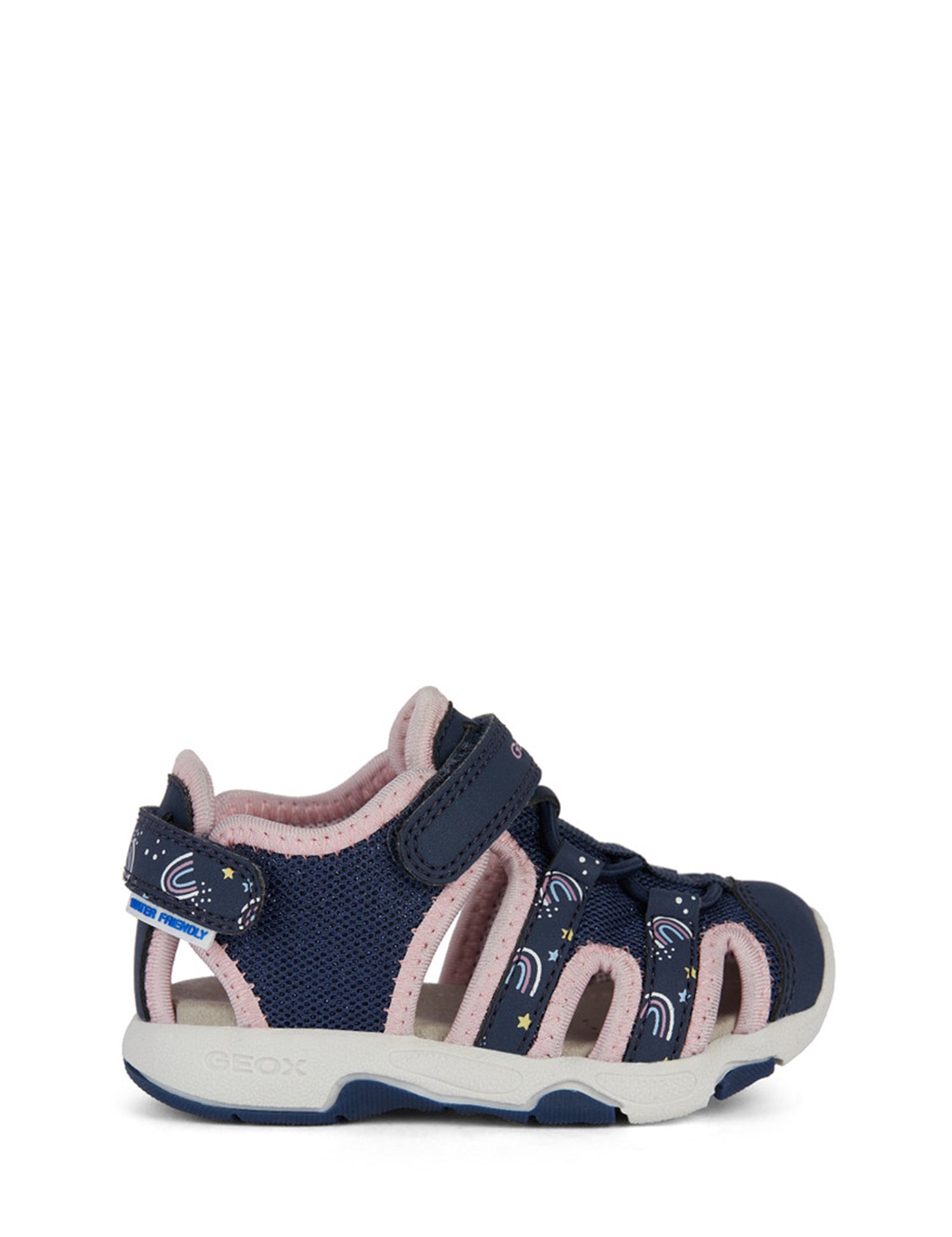 Sandali con strappi Blu Geox