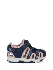 Sandali con strappi Blu Geox