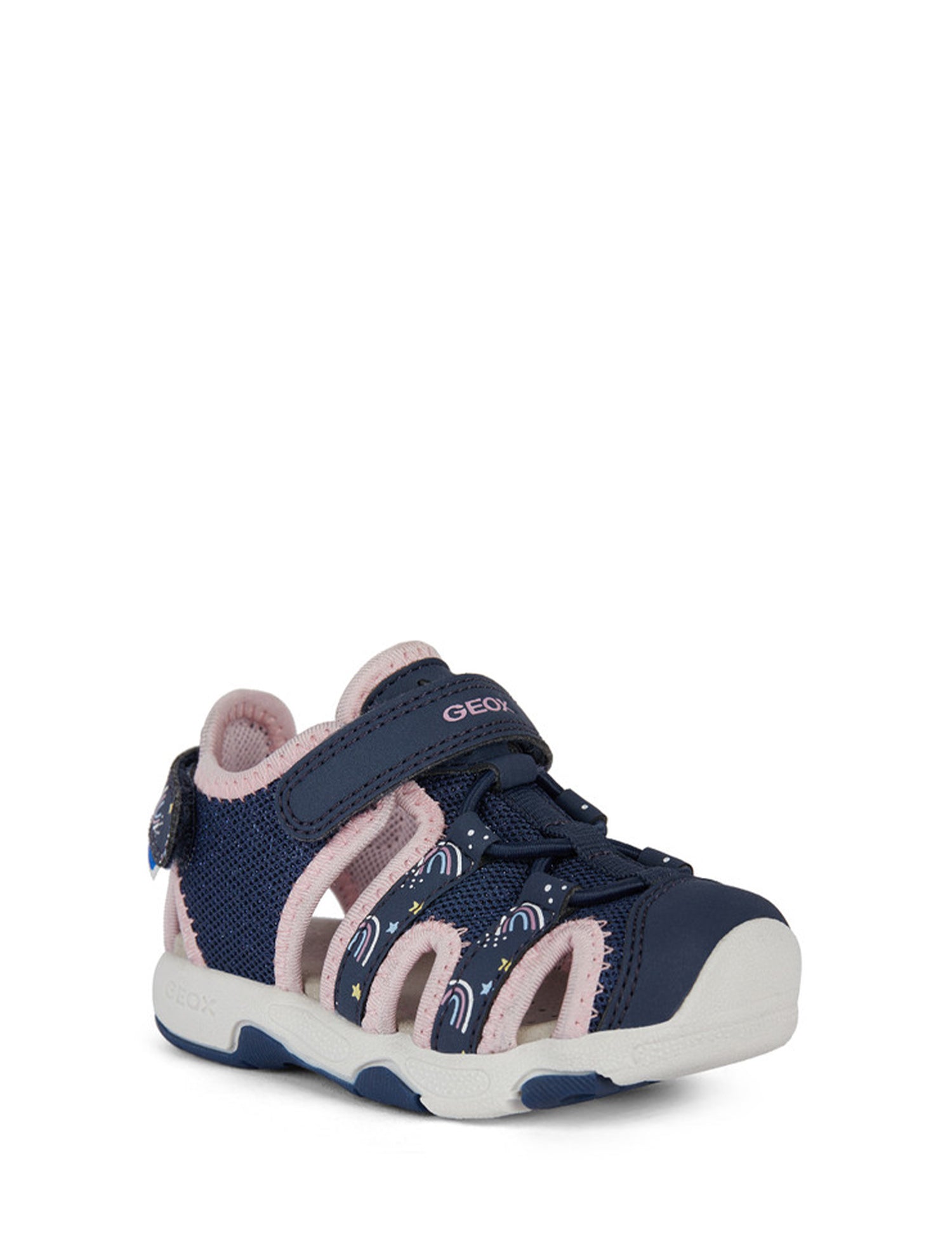 Sandali con strappi Blu Geox