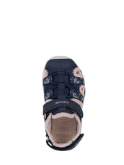 Sandali con strappi Blu Geox