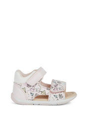 Sandali con strappi Rosa Geox