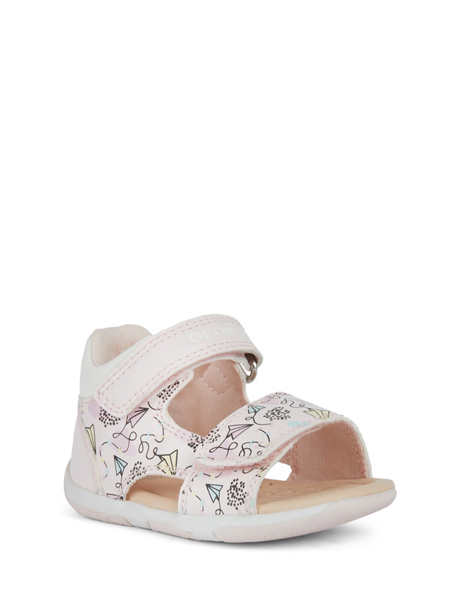 Sandali con strappi Rosa Geox