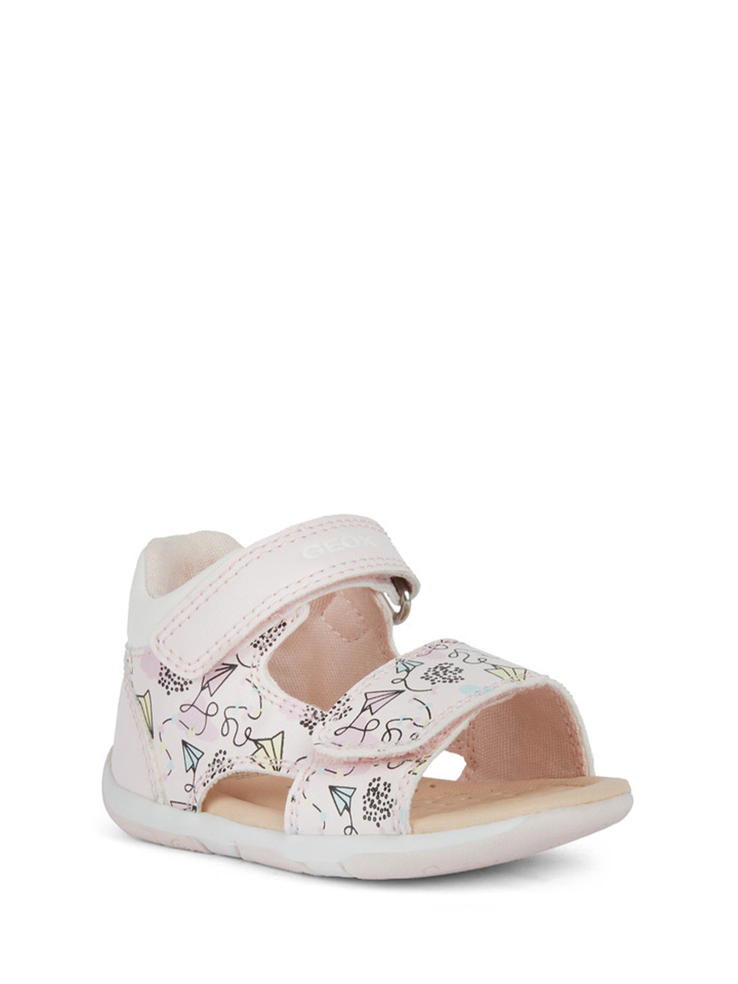 Sandali con strappi Rosa Geox