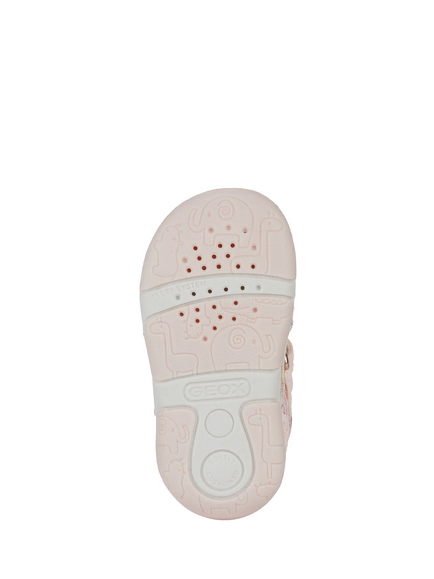 Sandali con strappi Rosa Geox