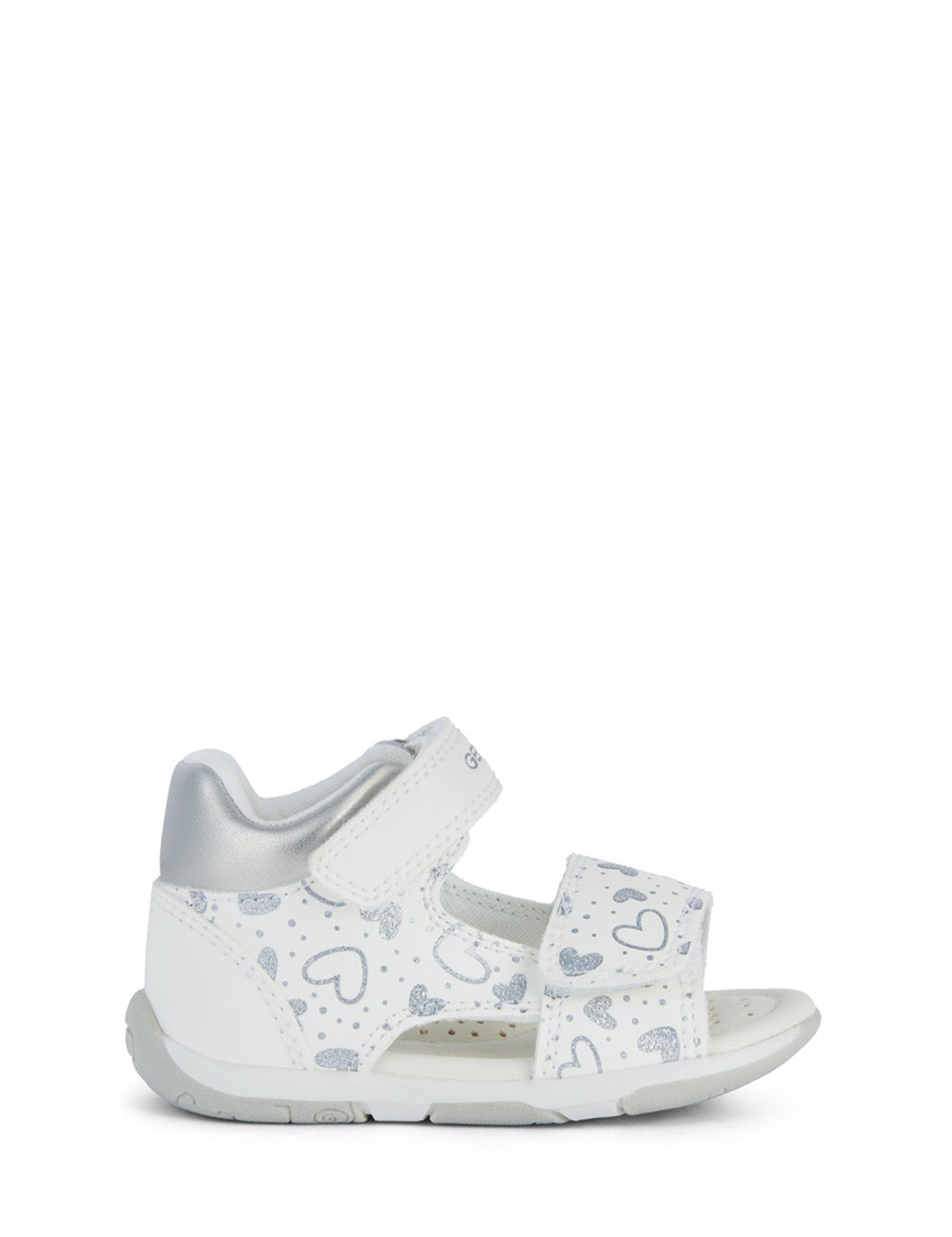 Sandali con strappi Bianco Geox