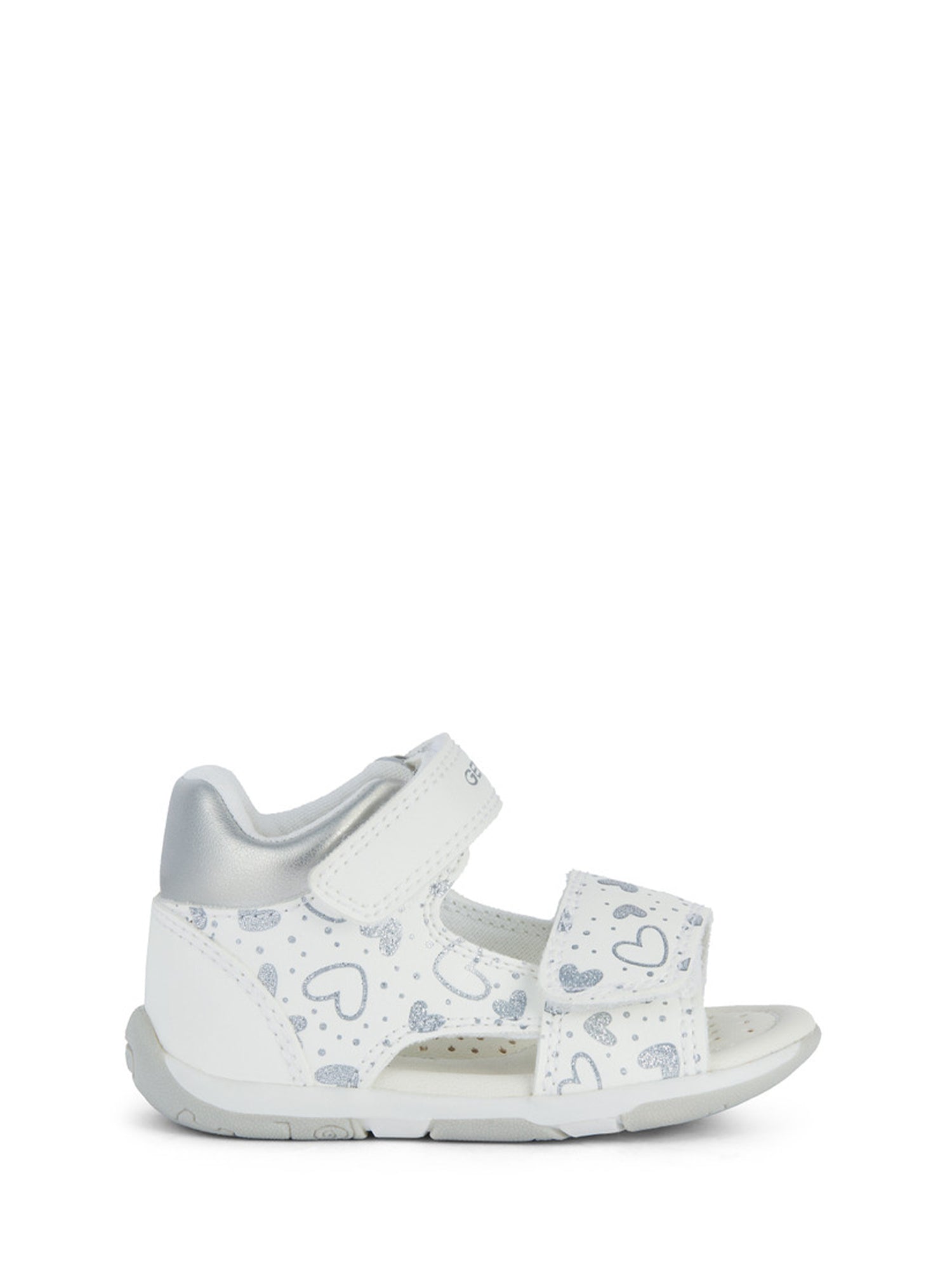 Sandali con strappi Bianco Geox