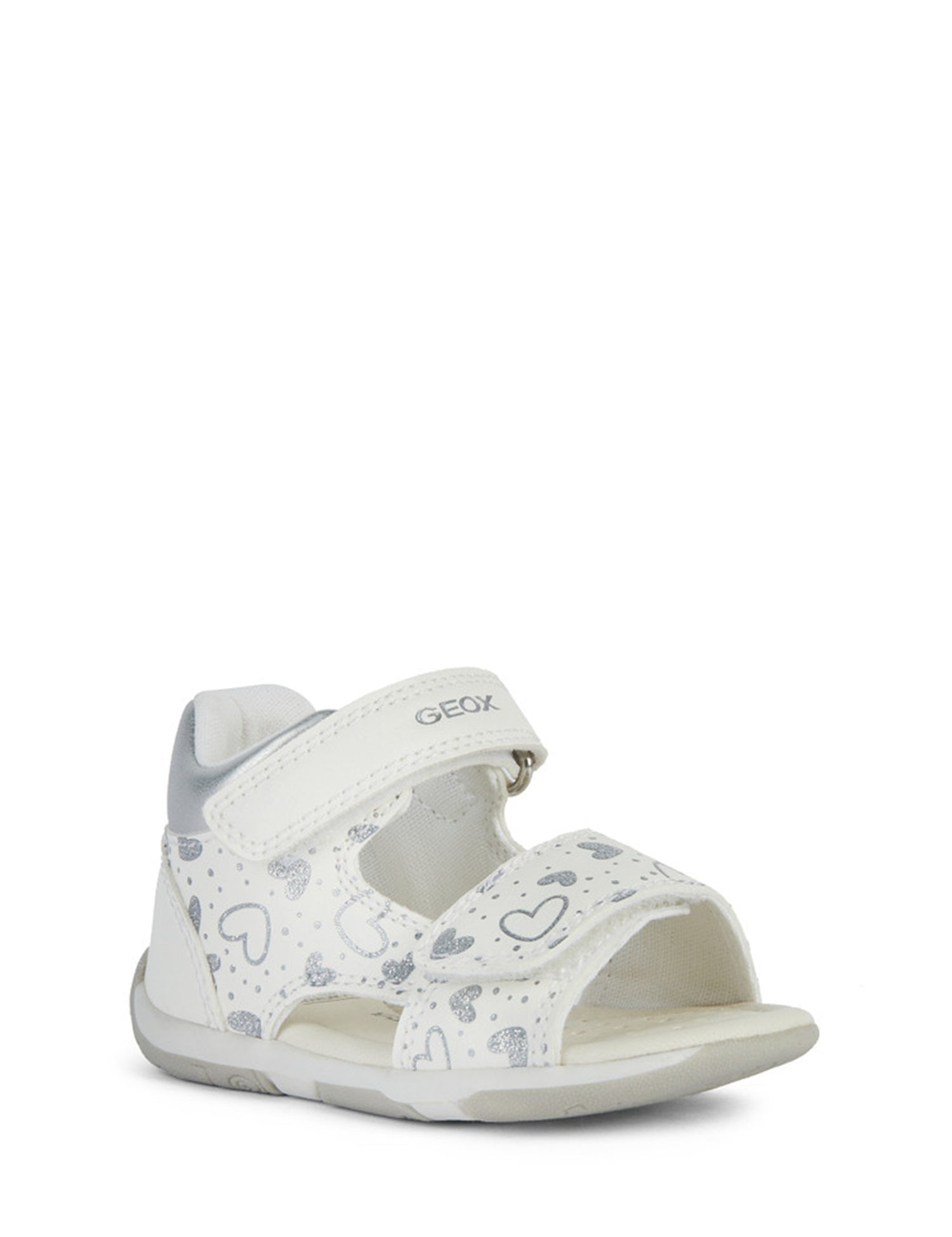 Sandali con strappi Bianco Geox