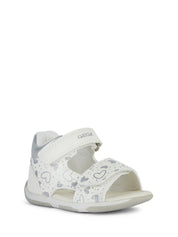 Sandali con strappi Bianco Geox