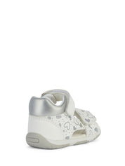 Sandali con strappi Bianco Geox