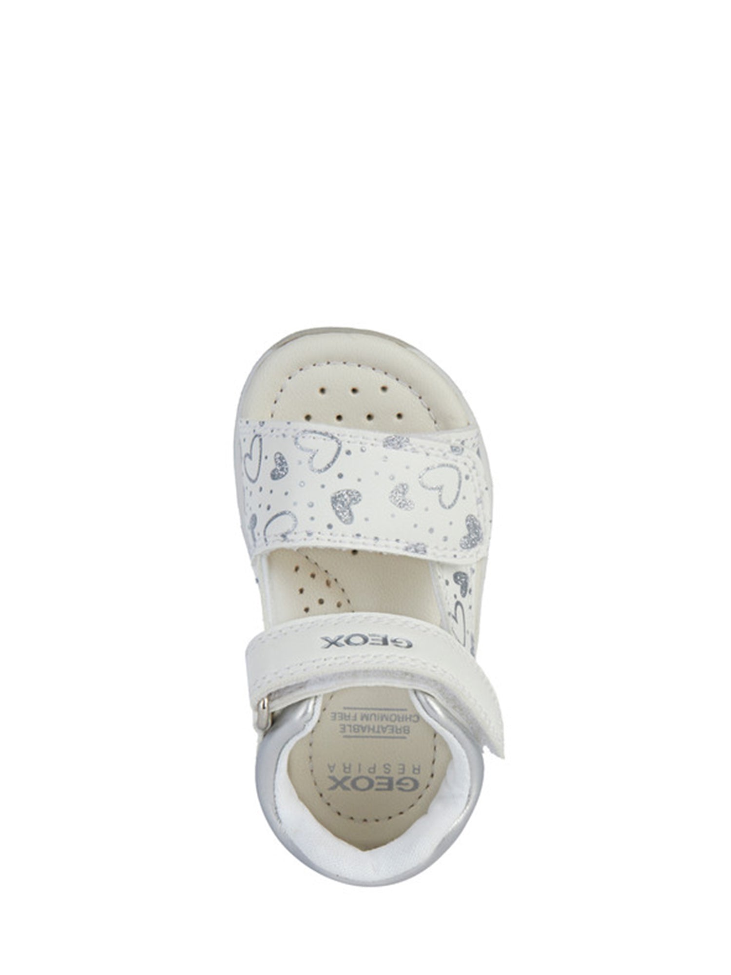 Sandali con strappi Bianco Geox