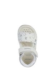 Sandali con strappi Bianco Geox