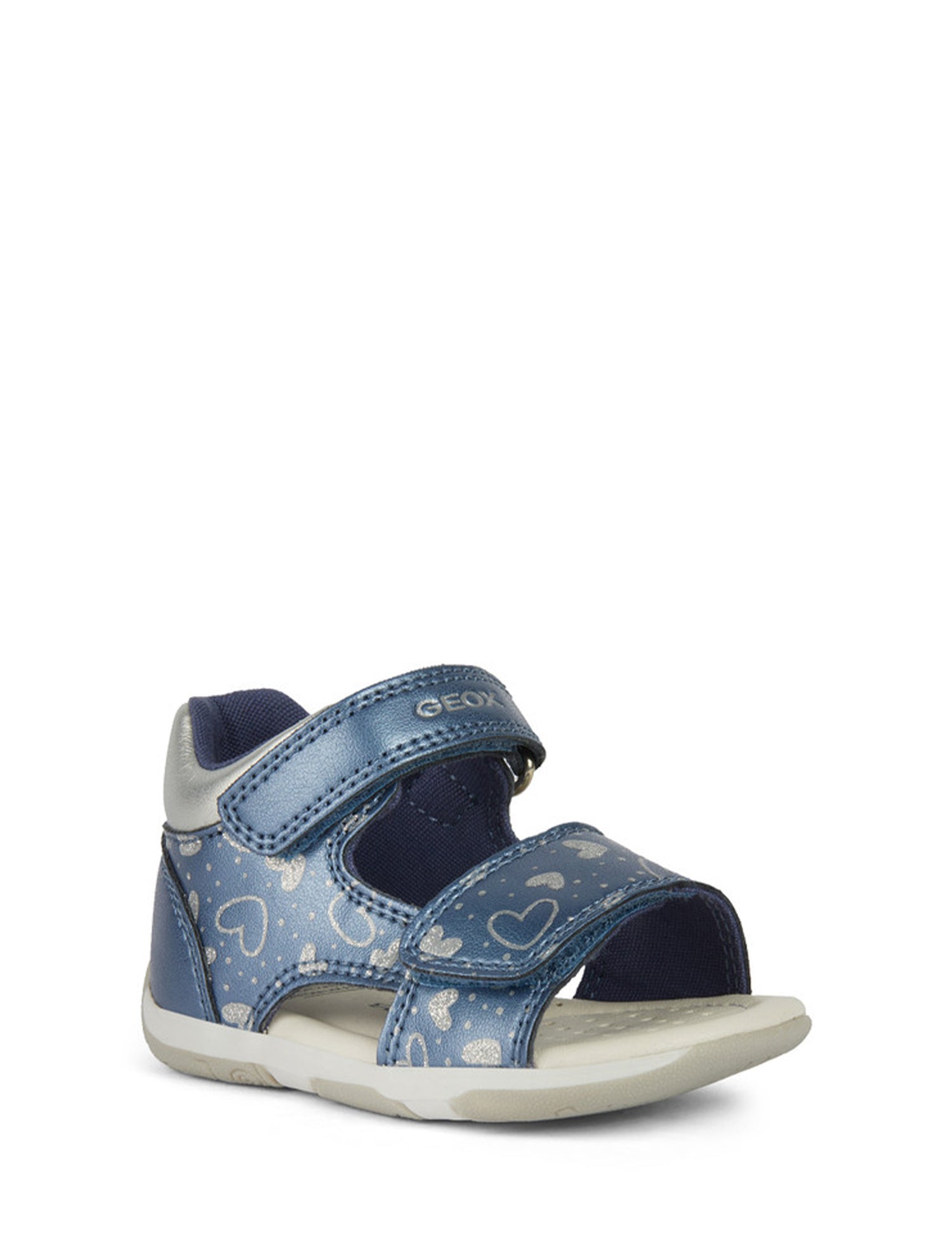 Sandali con strappi Blu Geox