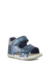 Sandali con strappi Blu Geox