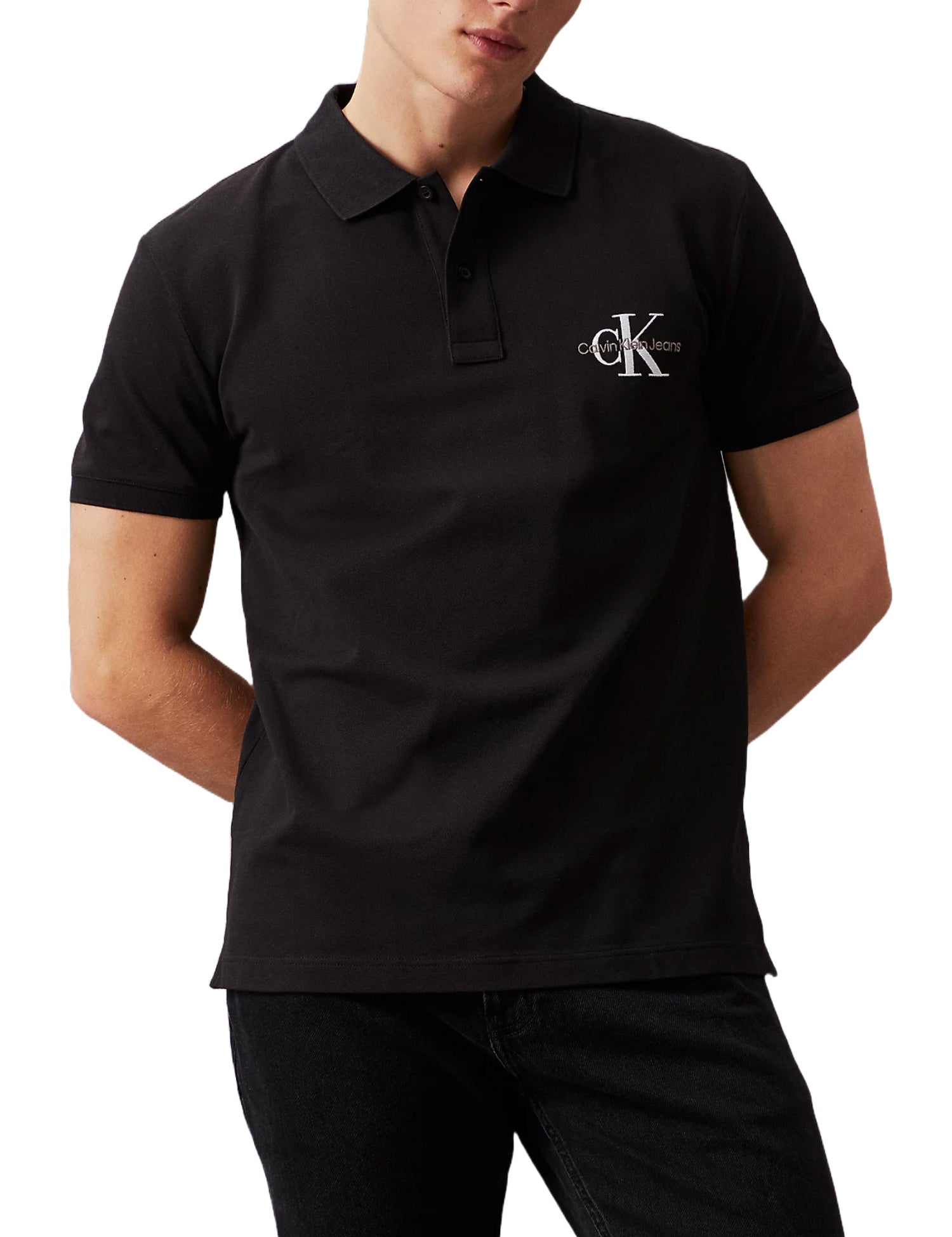 Polo Nero Calvin Klein Jeans
