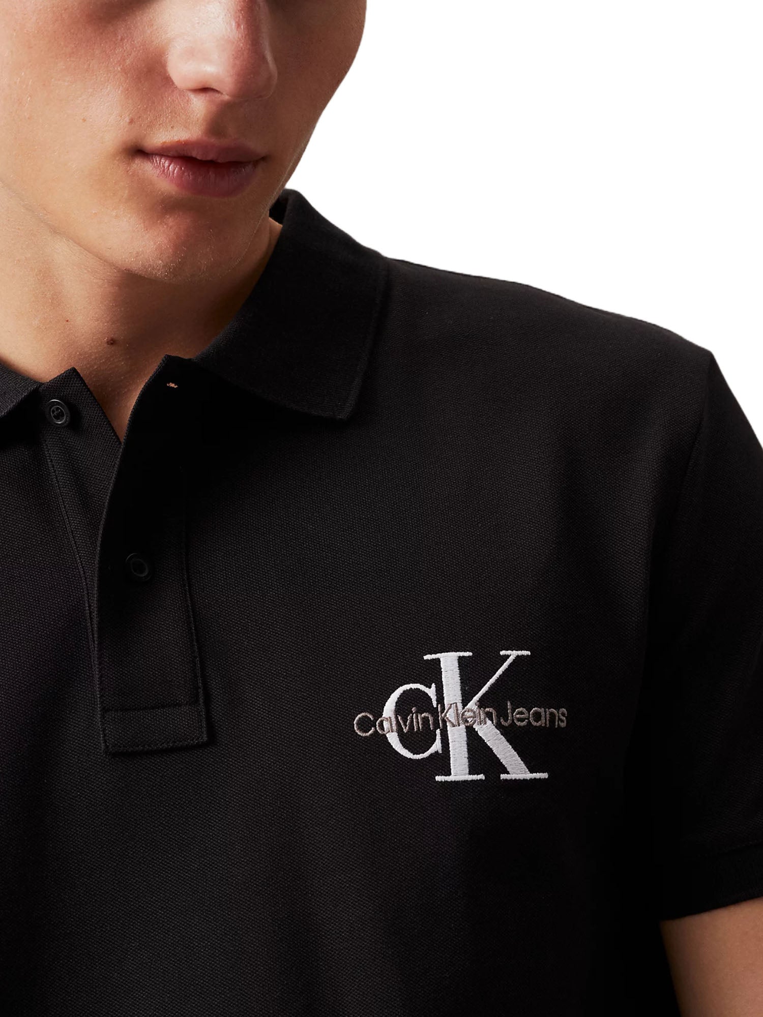 Polo Nero Calvin Klein Jeans