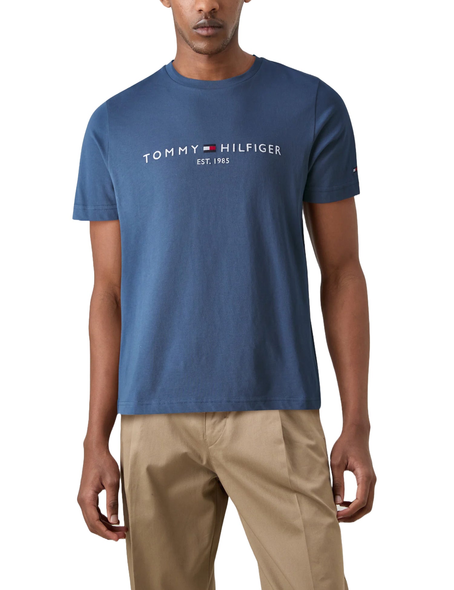 T-shirt Blu Chiaro Tommy Hilfiger