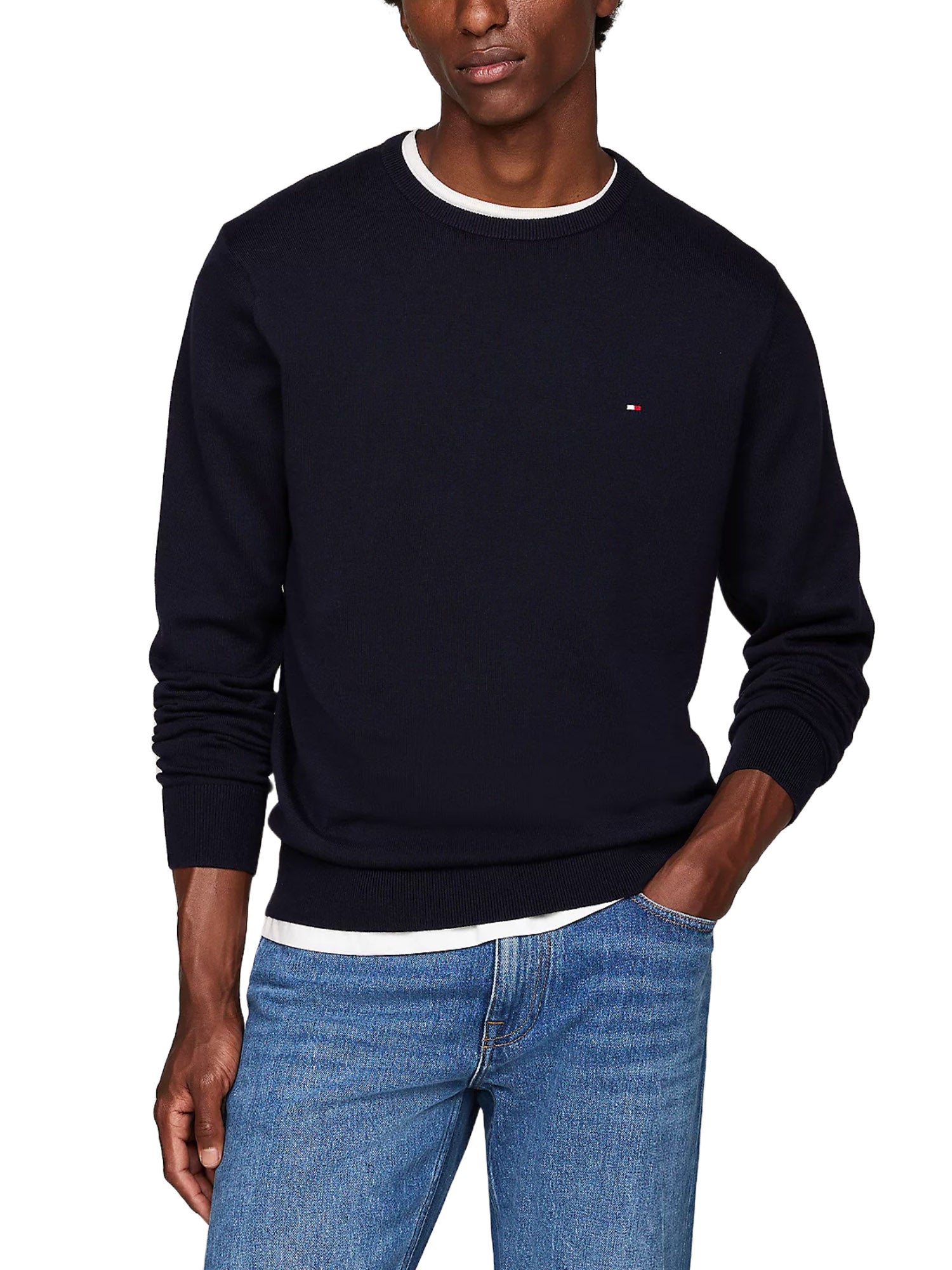 Maglioncini Blu Tommy Hilfiger