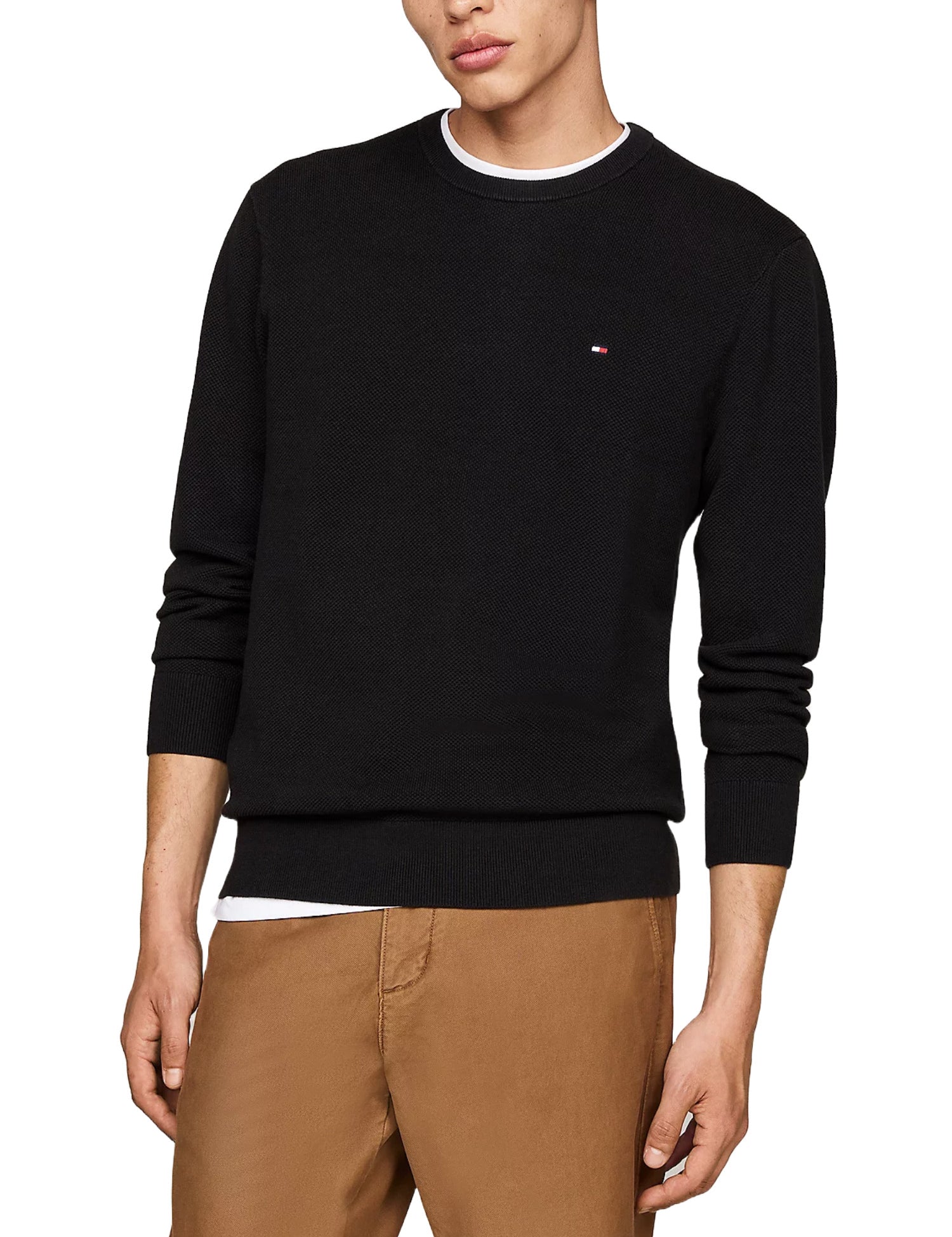 Maglioncini Nero Tommy Hilfiger