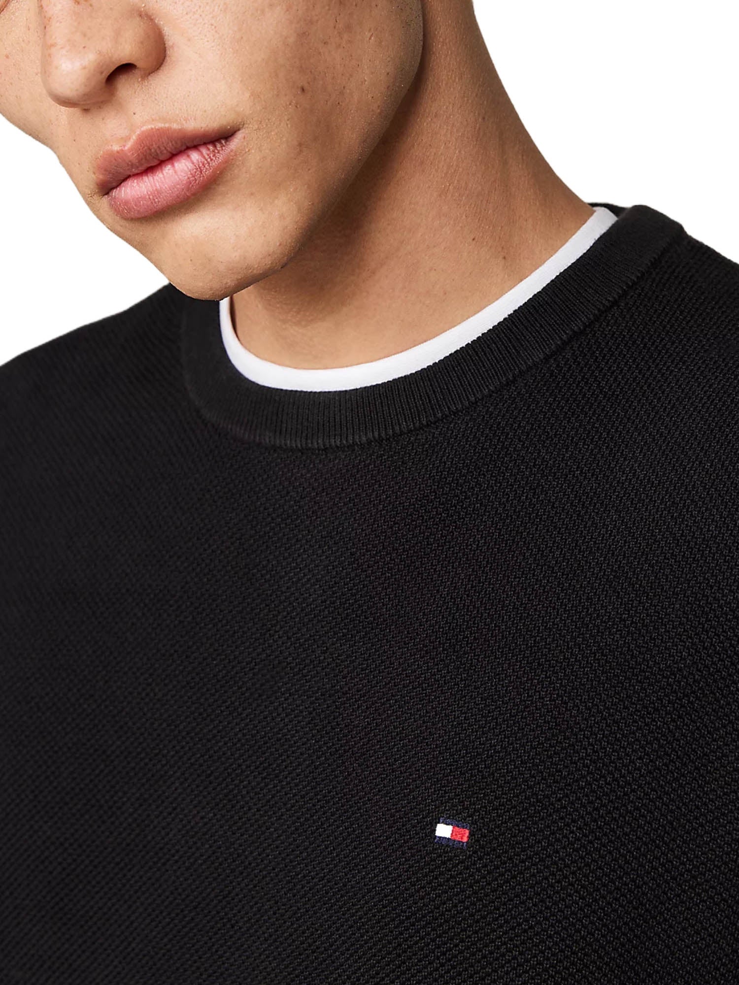 Maglioncini Nero Tommy Hilfiger