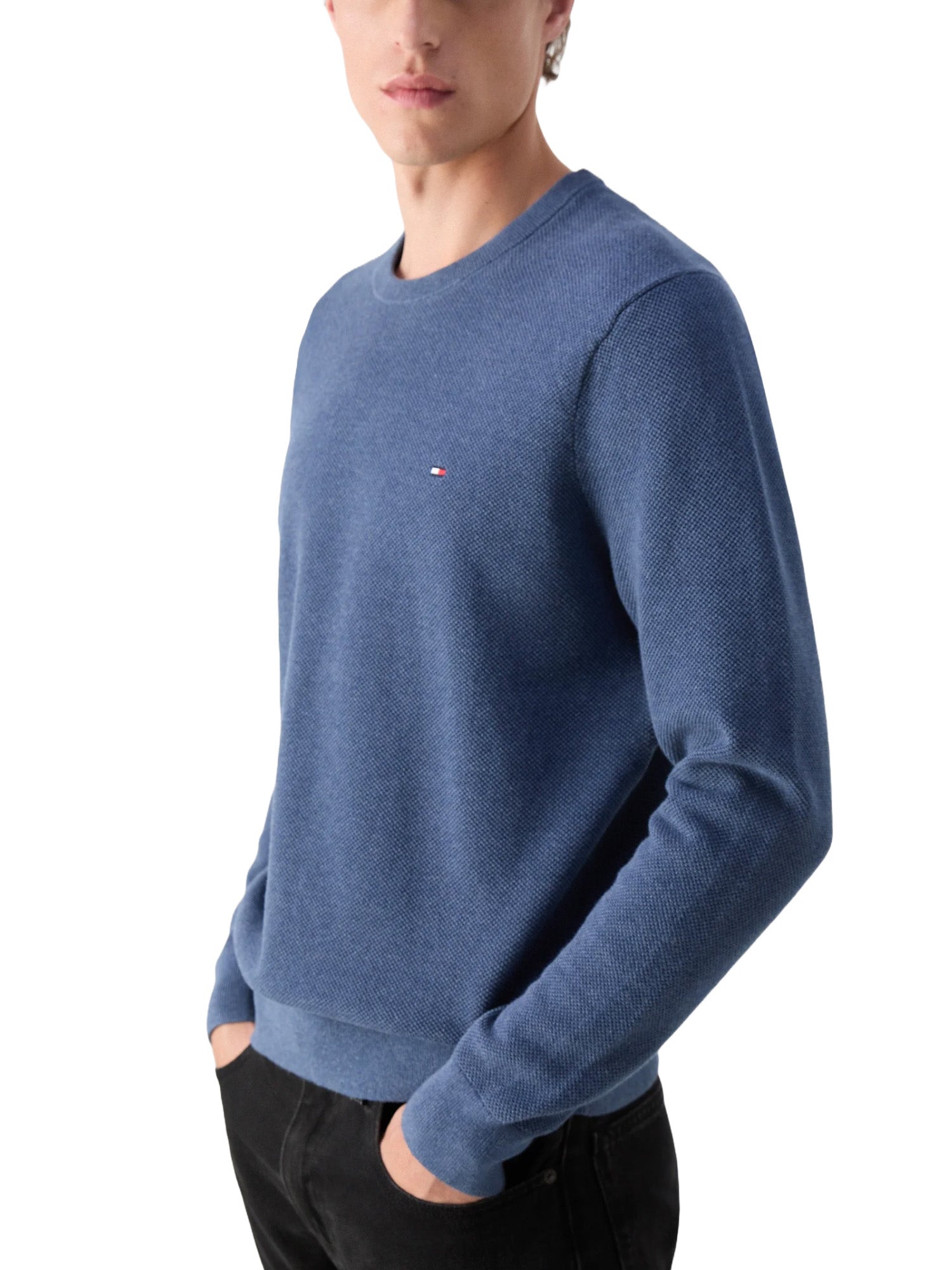 Maglioncini Blu Chiaro Tommy Hilfiger