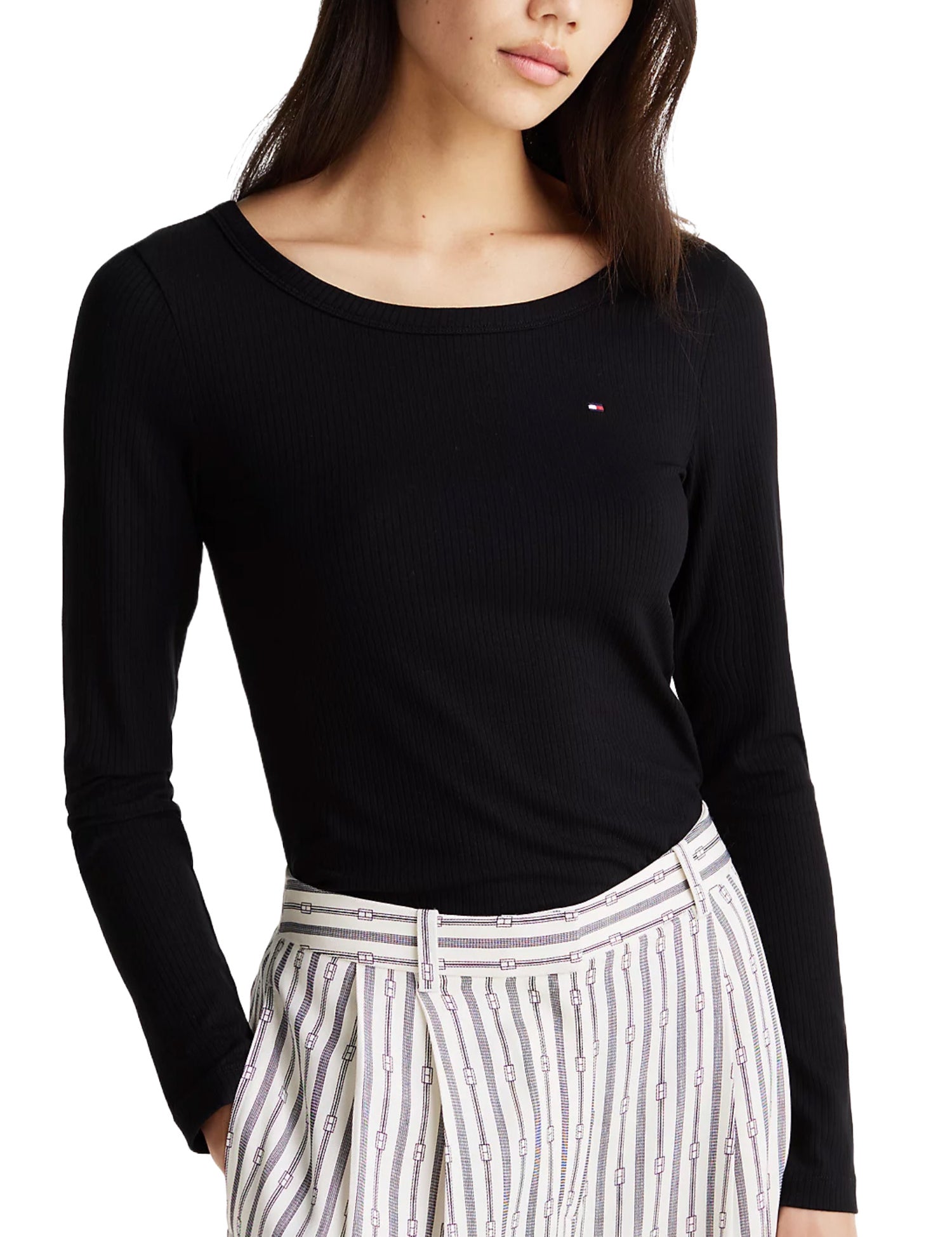 T-shirt Nero Tommy Hilfiger