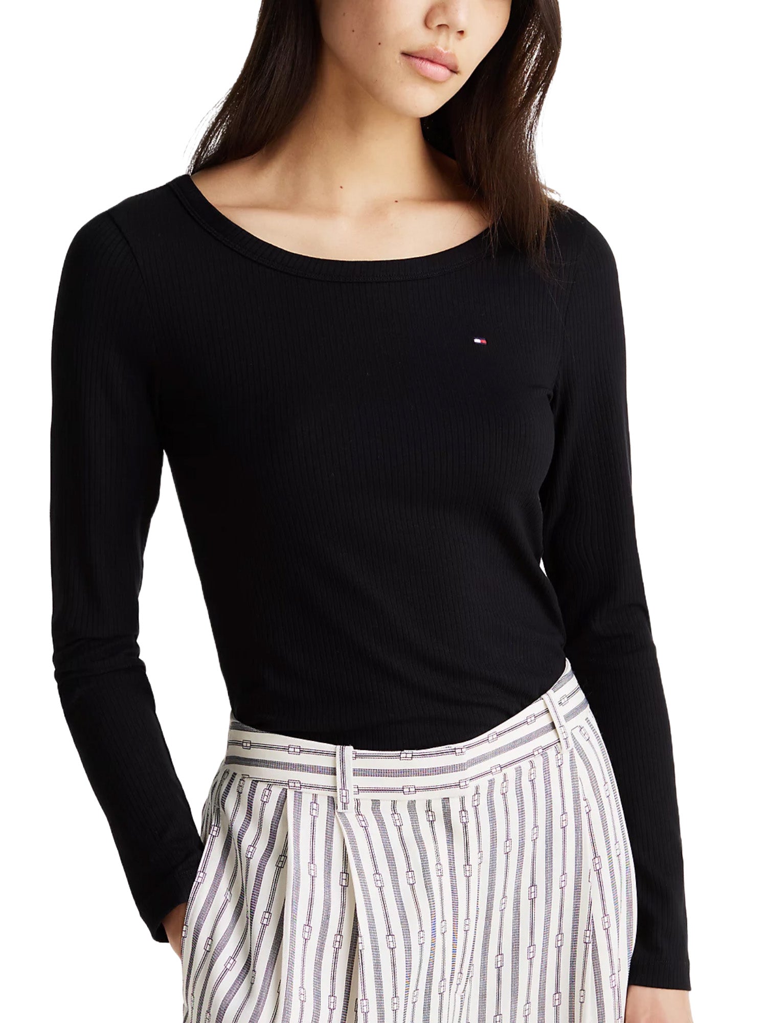 T-shirt Nero Tommy Hilfiger