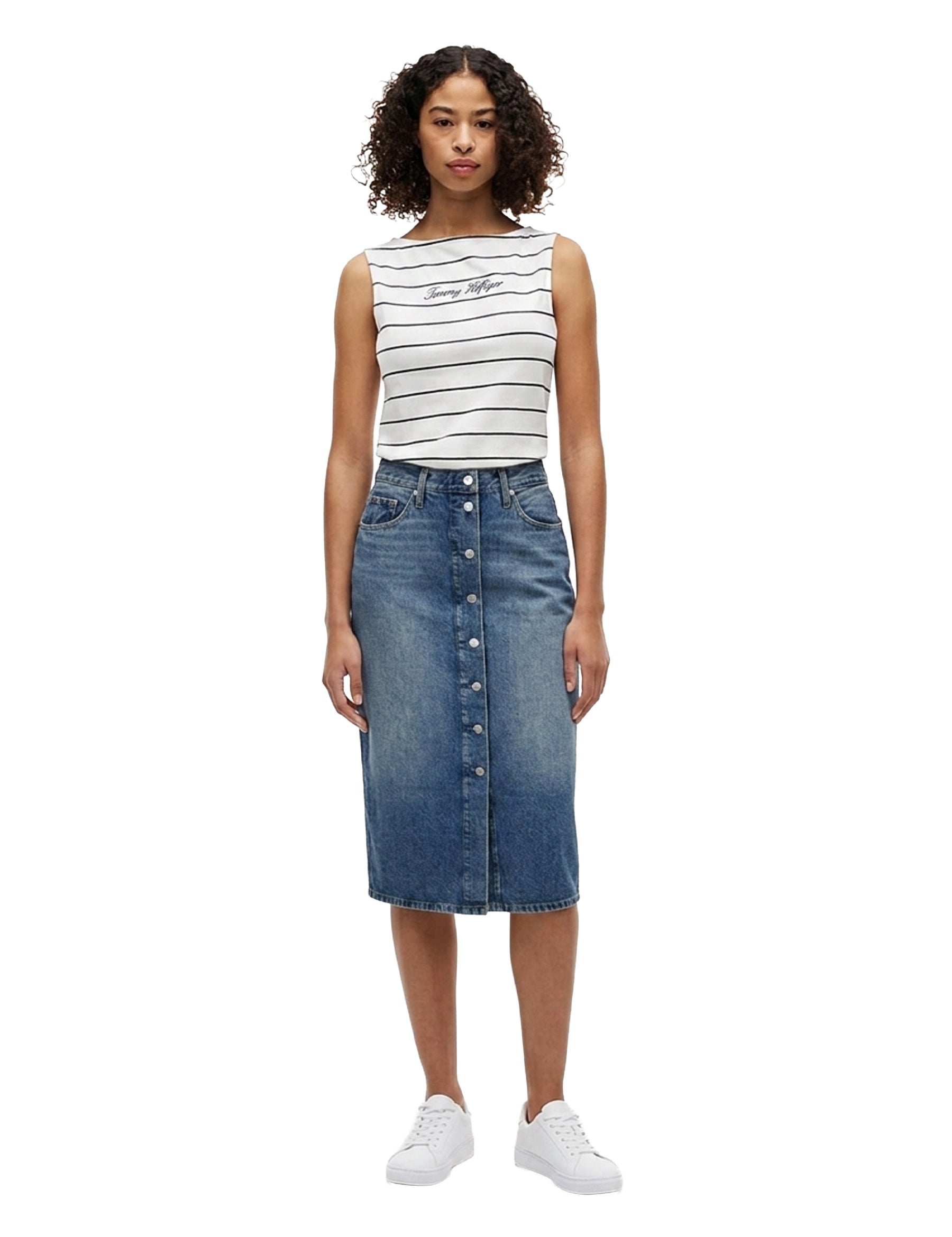 Gonne Blu Tommy Hilfiger