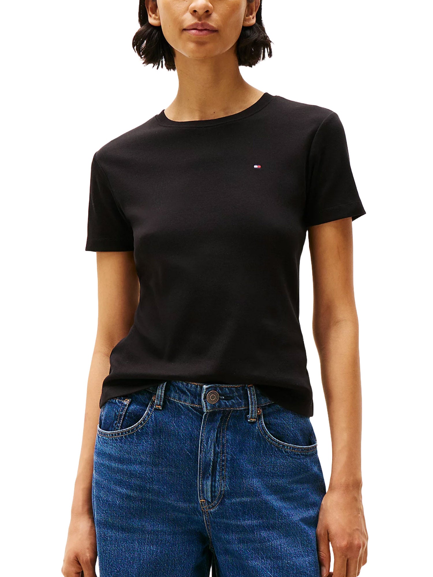 T-shirt Nero Tommy Hilfiger