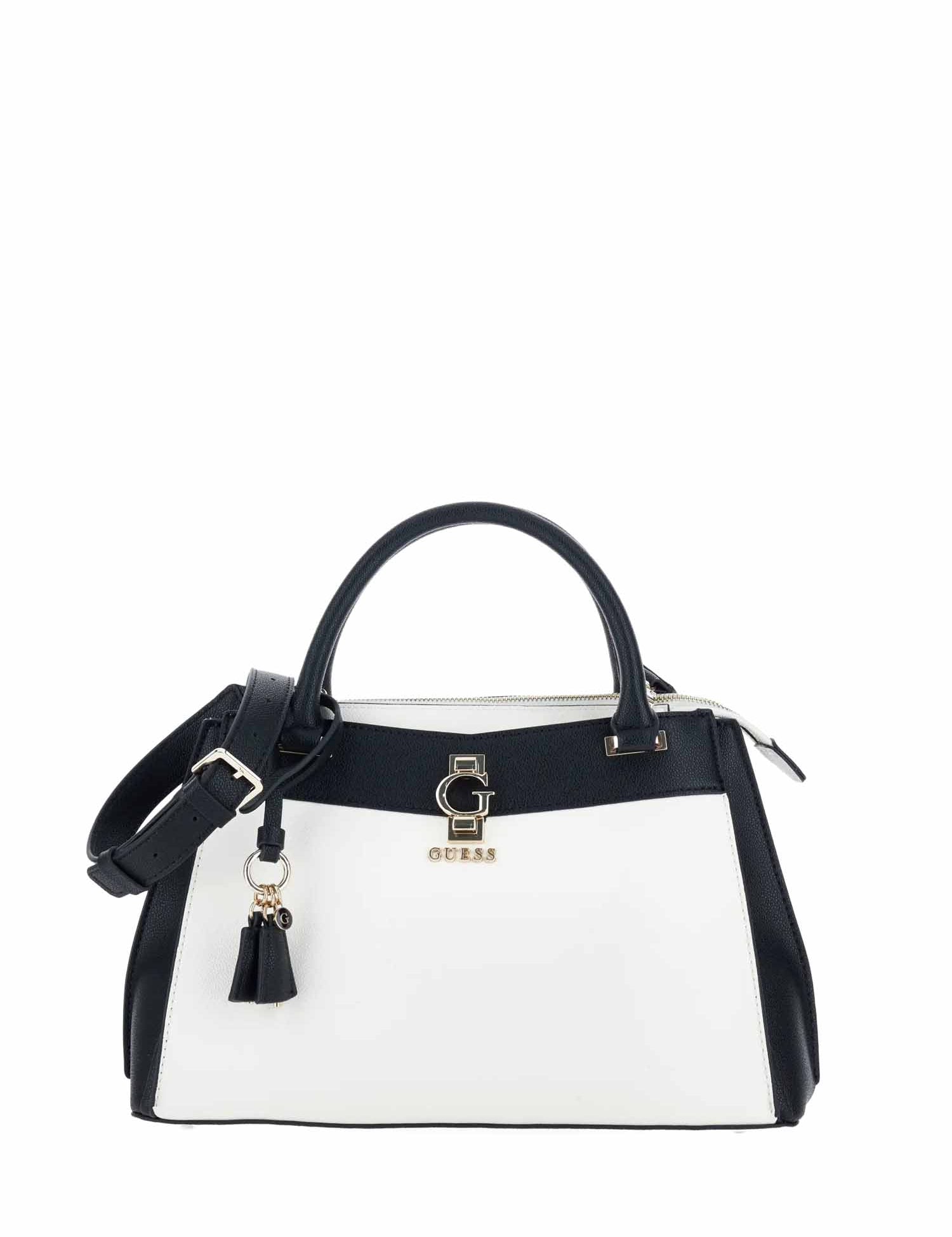 Borse a mano Bianco Nero Guess