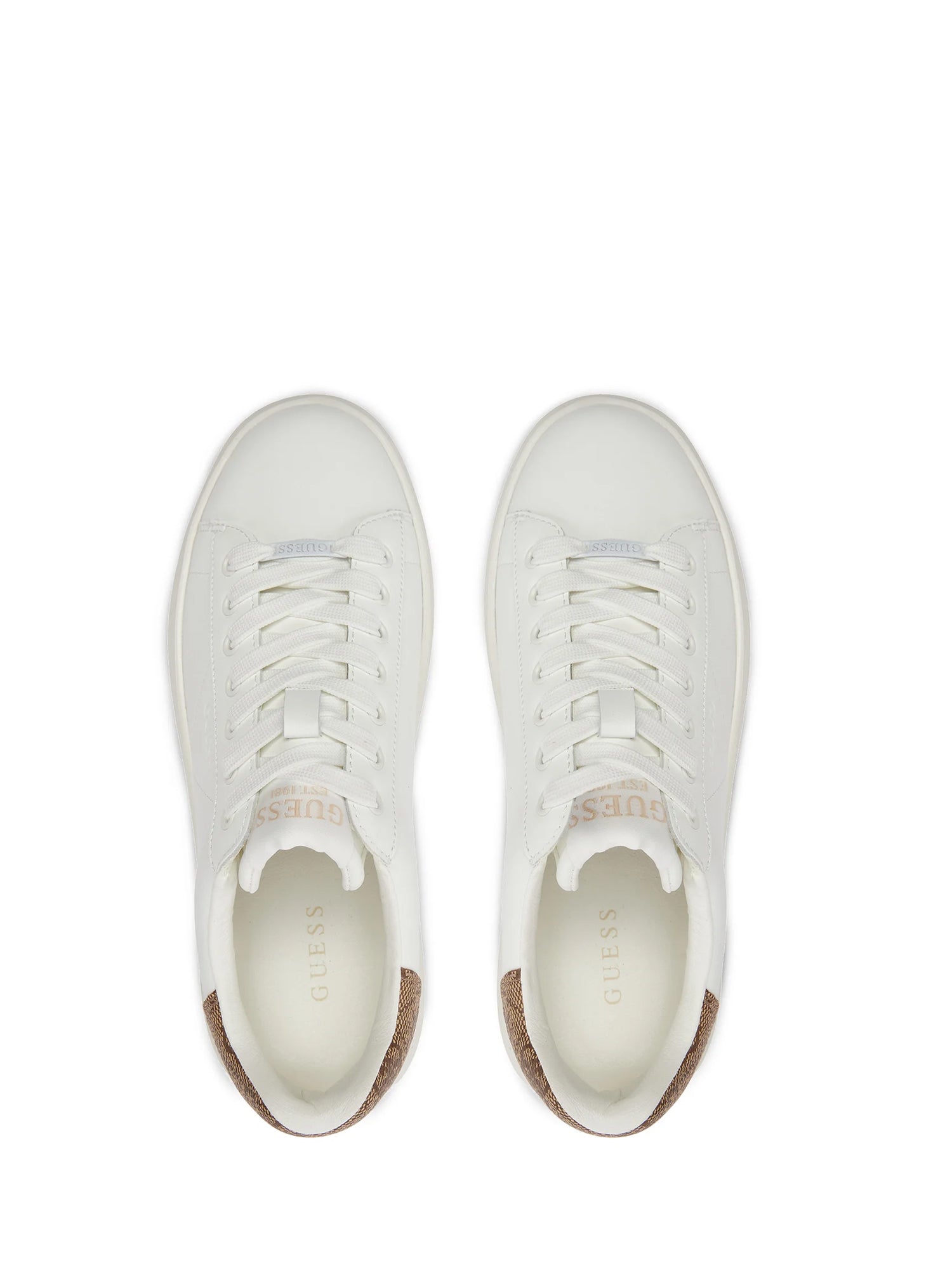 Sneakers Bianco Beige Guess