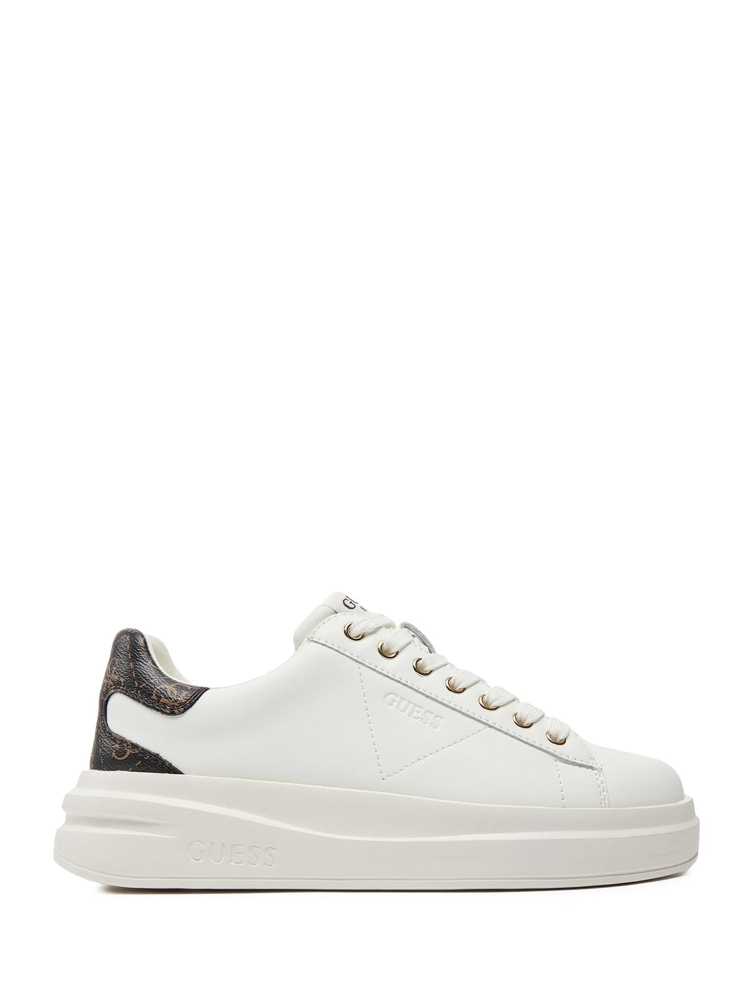 Sneakers Bianco Marrone Guess