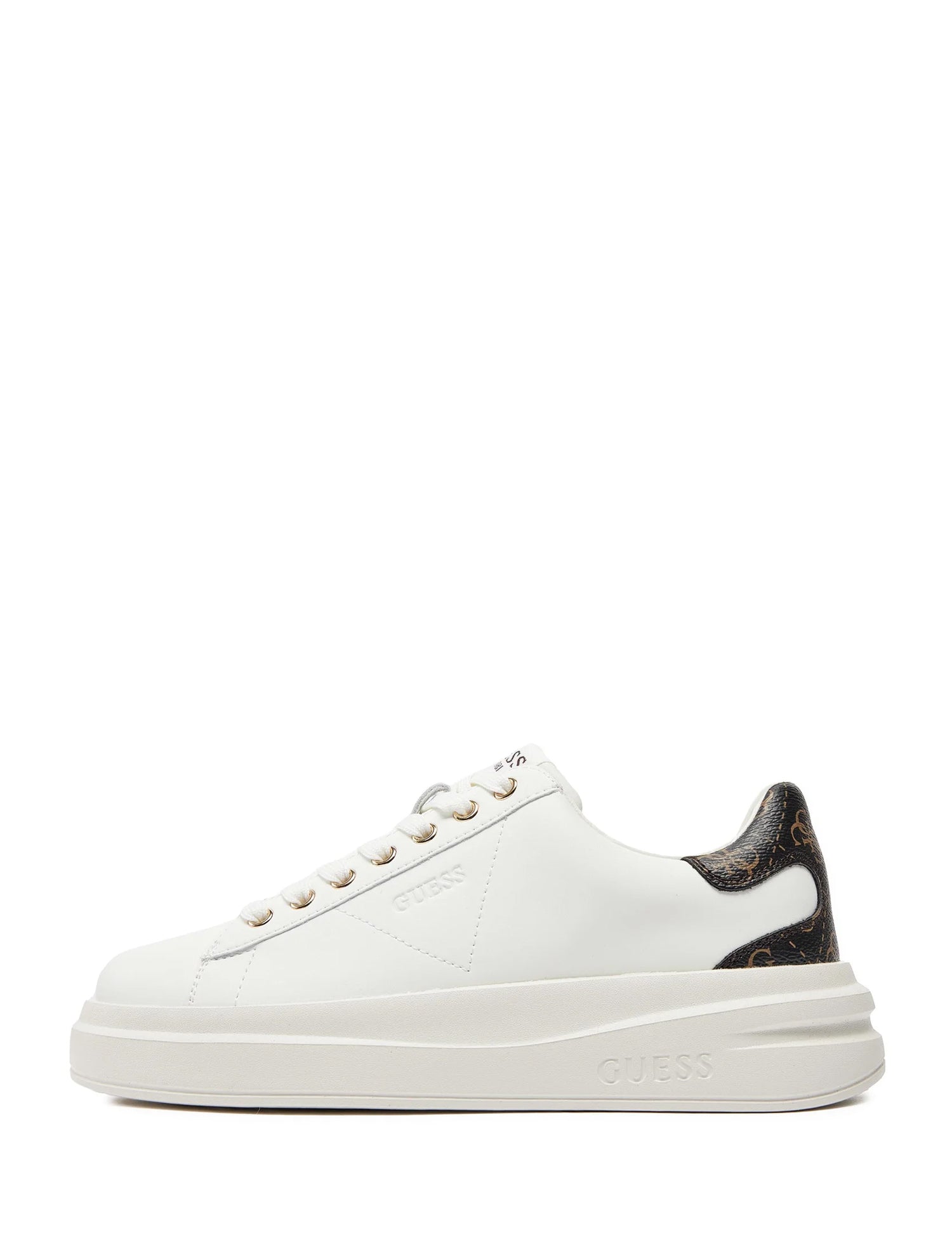 Sneakers Bianco Marrone Guess