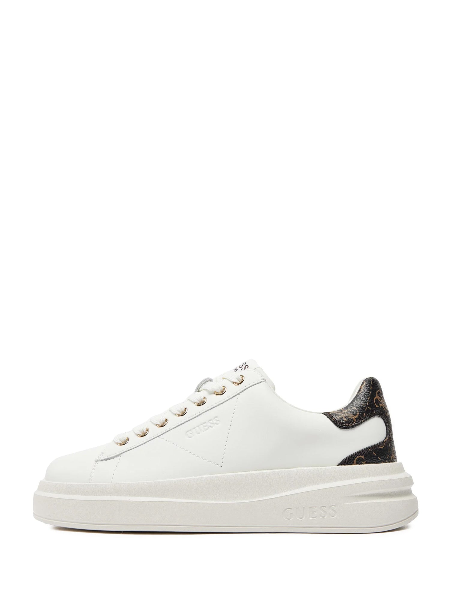 Sneakers Bianco Marrone Guess