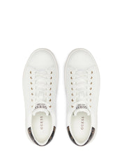 Sneakers Bianco Marrone Guess