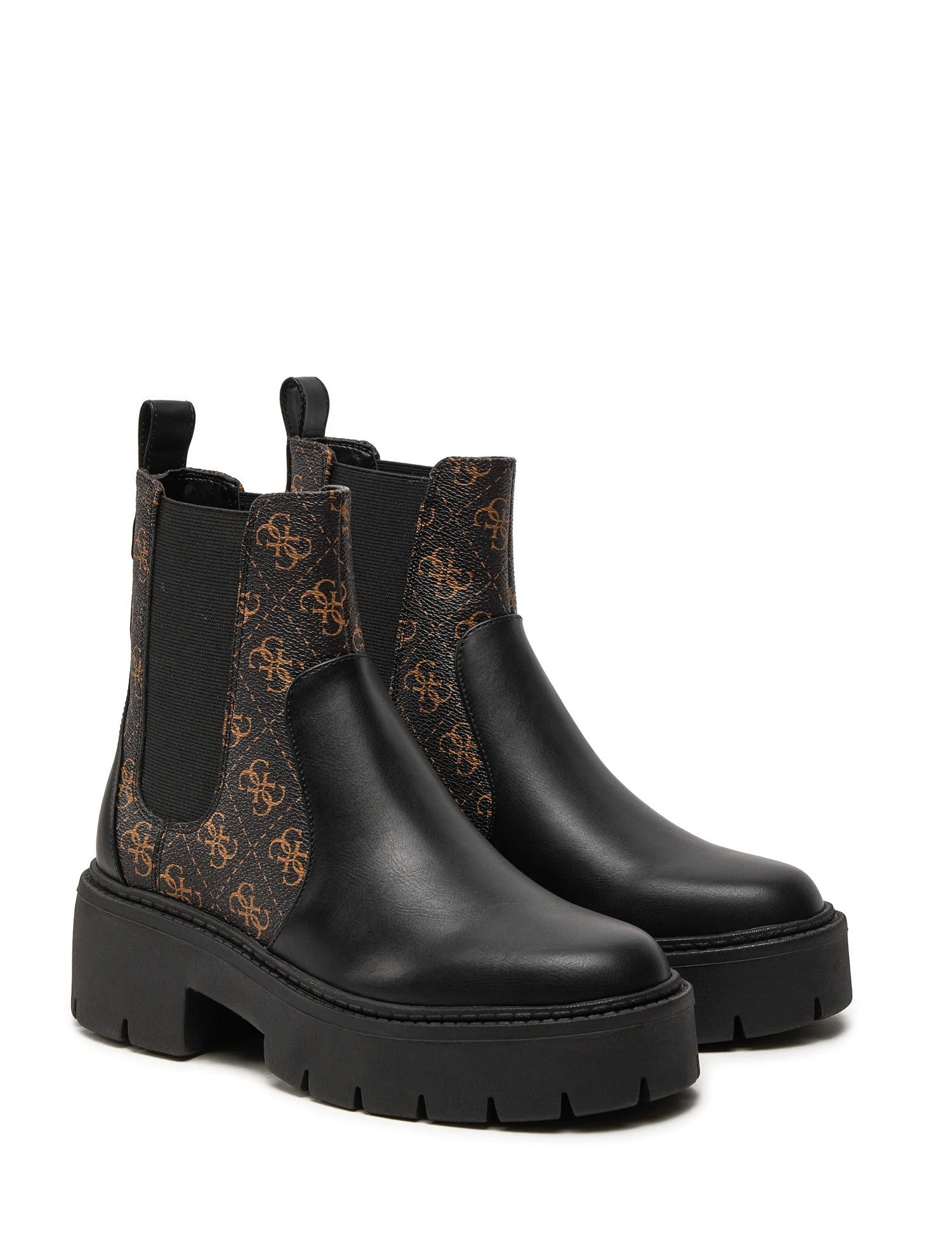 Stivaletti Nero Marrone Guess